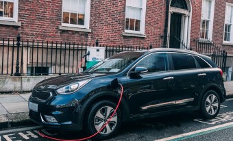Electric car charging through public infastructure